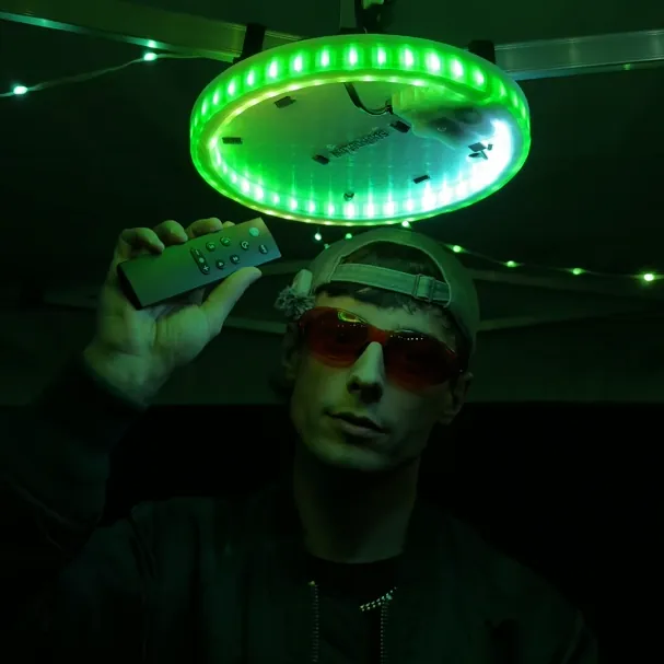 Party UFOs fjernbetjening med stroboskop-knap