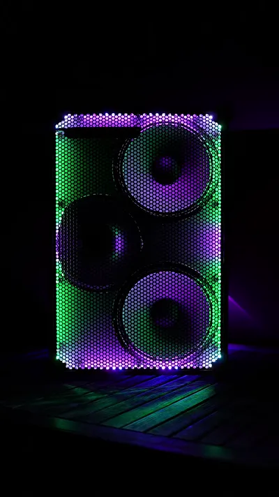 Soundboks med SOUNDGLOW LED-kit